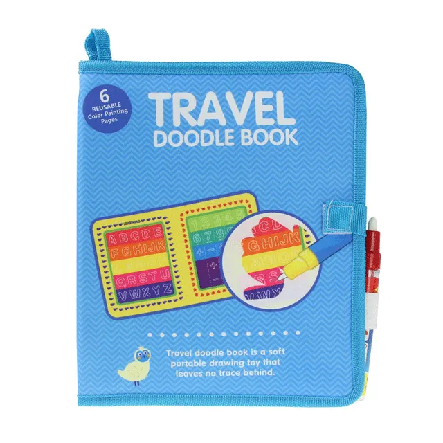 23.5 * 21cm portable water drawing book and magic pen reusable Doodle book painting board for coloring educational toys for children