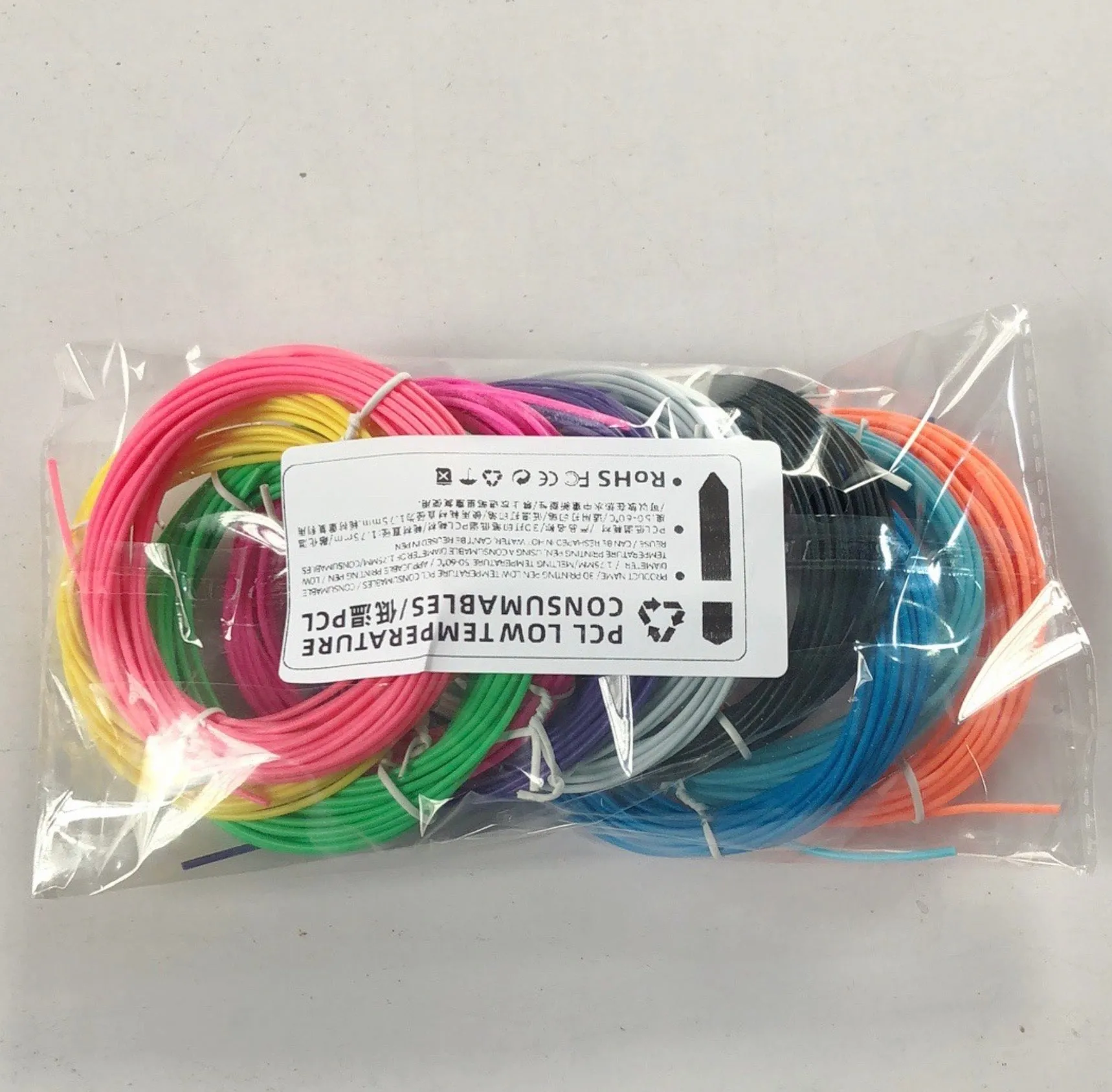 50M 10 Colors PCL 3D Pen  Filament Refill