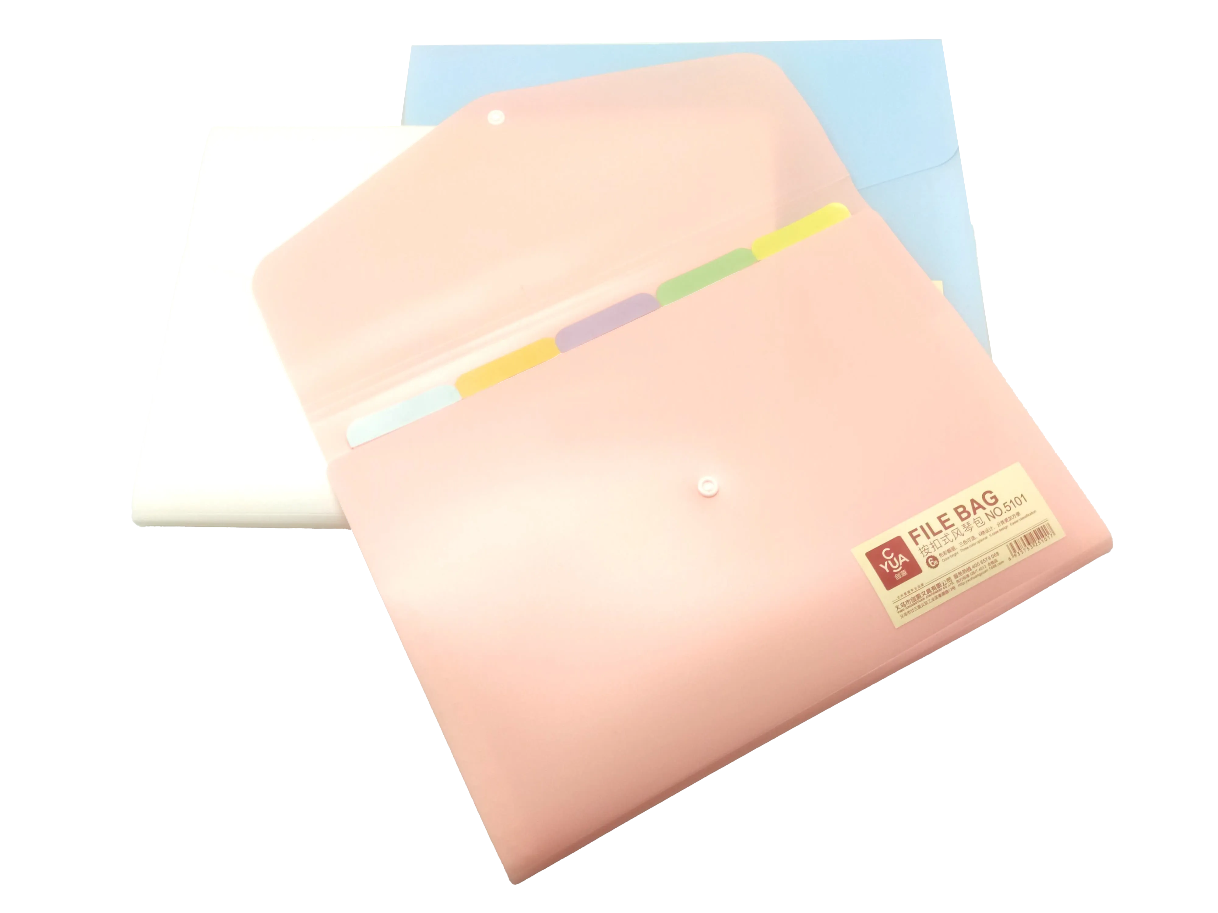 6 Compartment Accordion File Folder