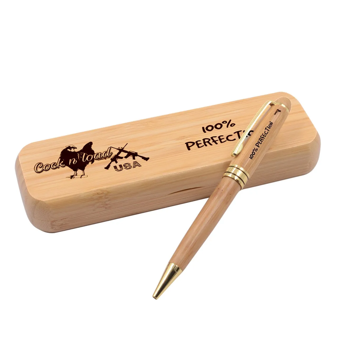 #70 cocknload 100% perfection Alderwood Pen Set