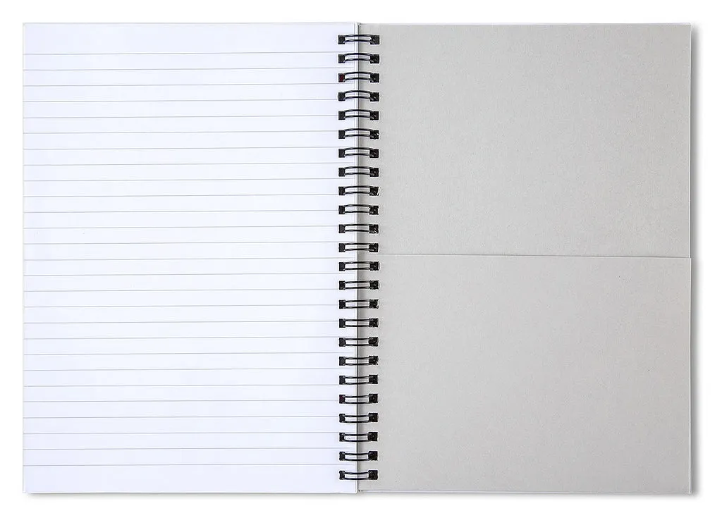 Abstract #5 - Mystery - Spiral Notebook