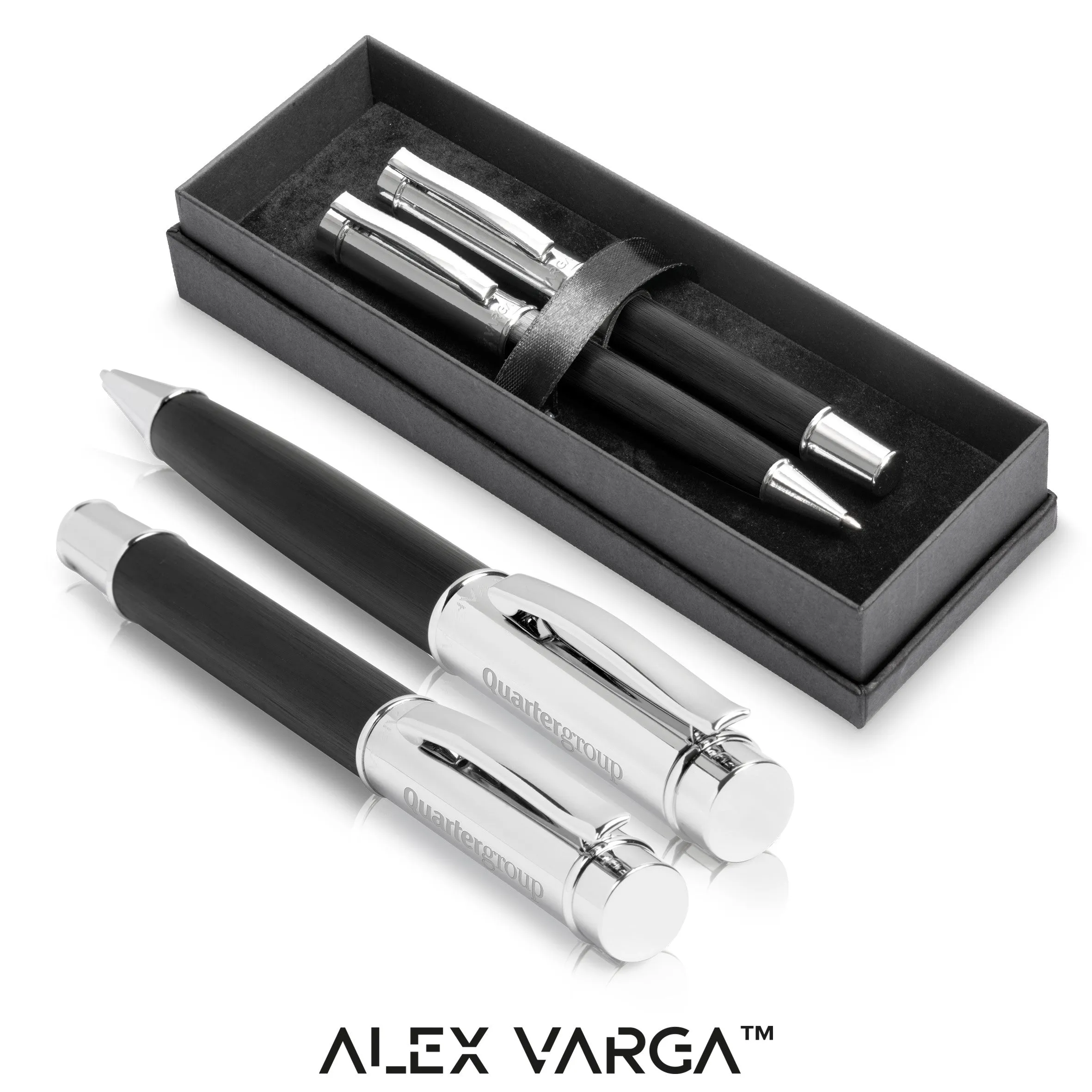 Alex Varga Volans Ball Pen & Rollerball Set -  Only