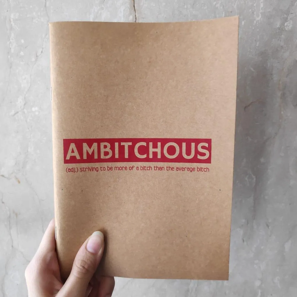 AMBITCHOUS KRAFT NOTEBOOK