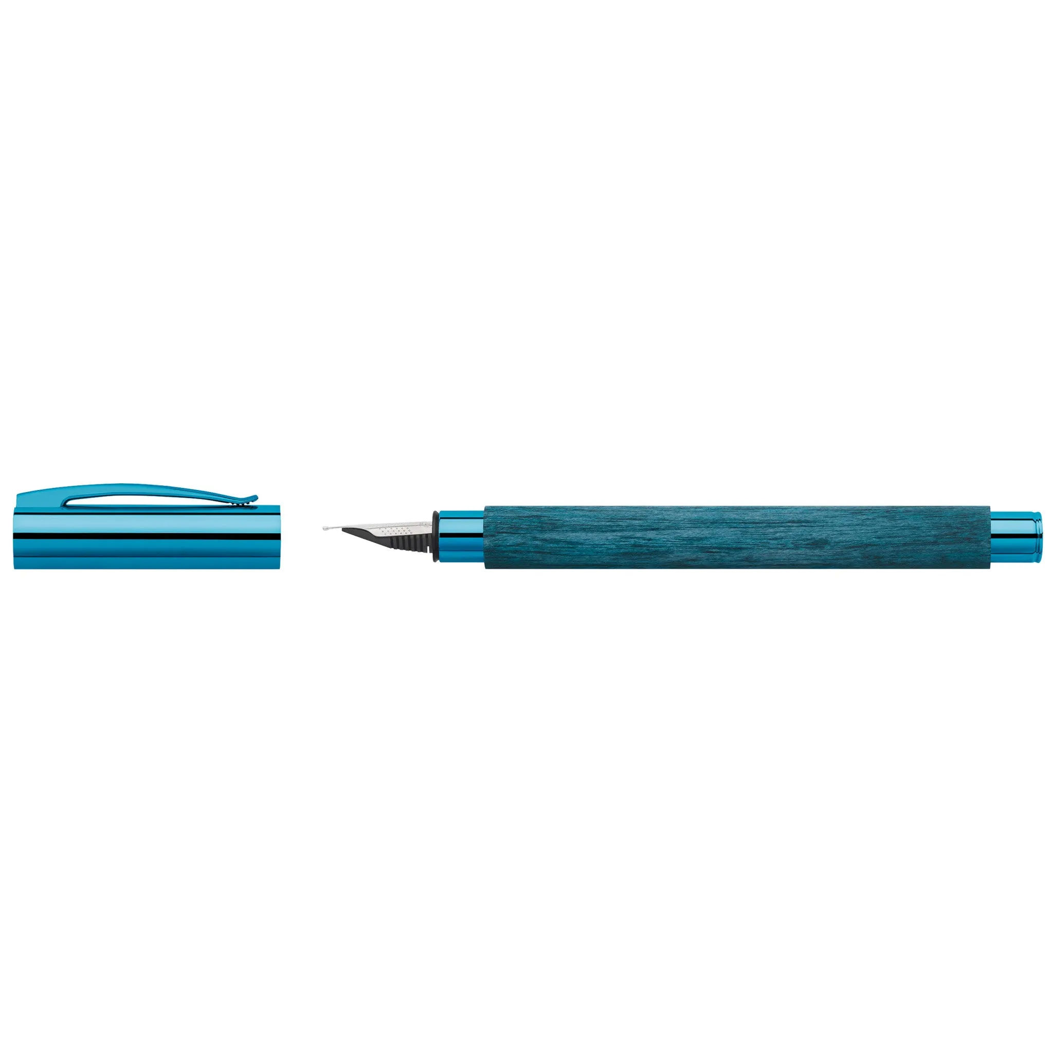 Ambition Fountain Pen, Blue Wood - Fine - #148031