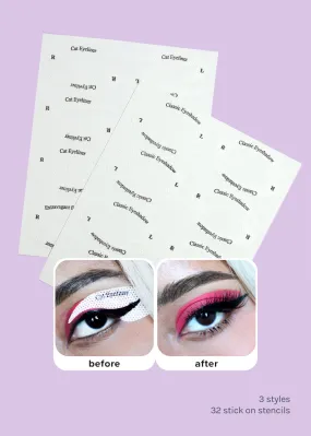 AOA Eyeshadow   Eyeliner Sticker Templates