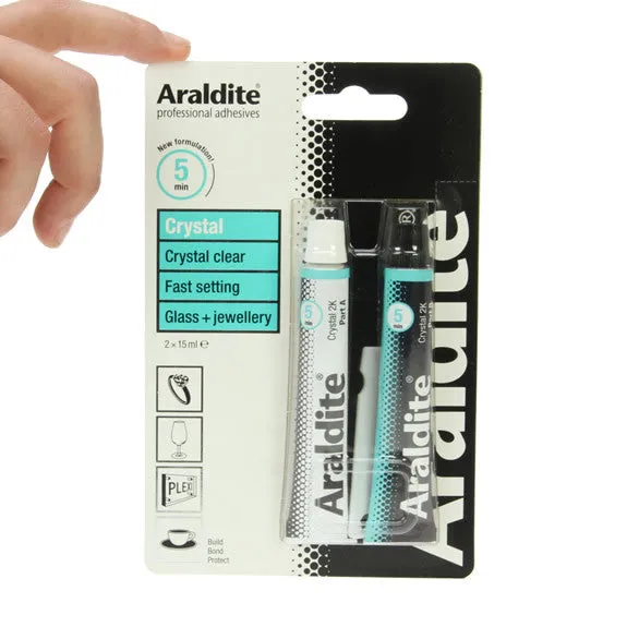 Araldite Crystal Tubes 15ml x 2