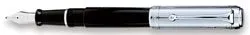Aurora Pens Talentum Black w/ Chrome D11CN Fountain Pen