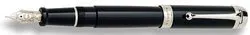 Aurora Pens Talentum Classic Black W/Chrome Trim Fountain Pen