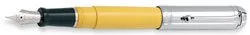 Aurora Pens Talentum Yellow w/ Chrome Cap D11CY Fountain Pen