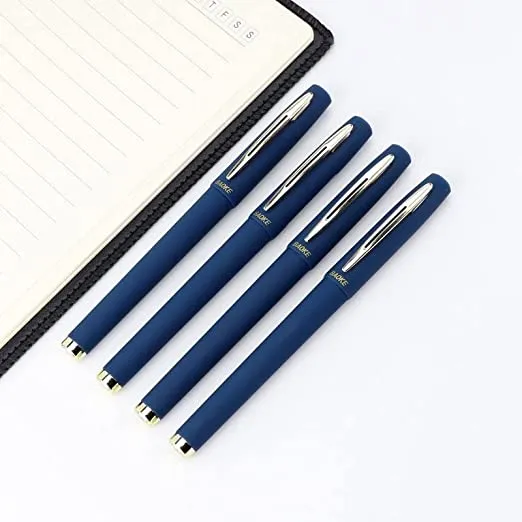 Baoke Artistic Gel Blue Ink Pen PC 2208 (Pack of 6)