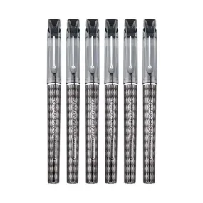 Baoke Needle Black Ink 0.38mm Gel Pen (Pack Of 6)