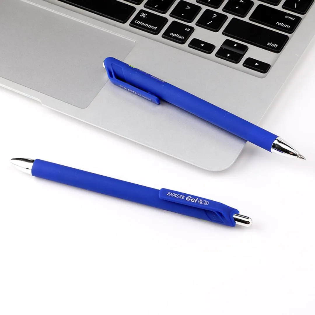 Baoke Retractable Gel Ink Pen (PC1902) (Pack of 6)