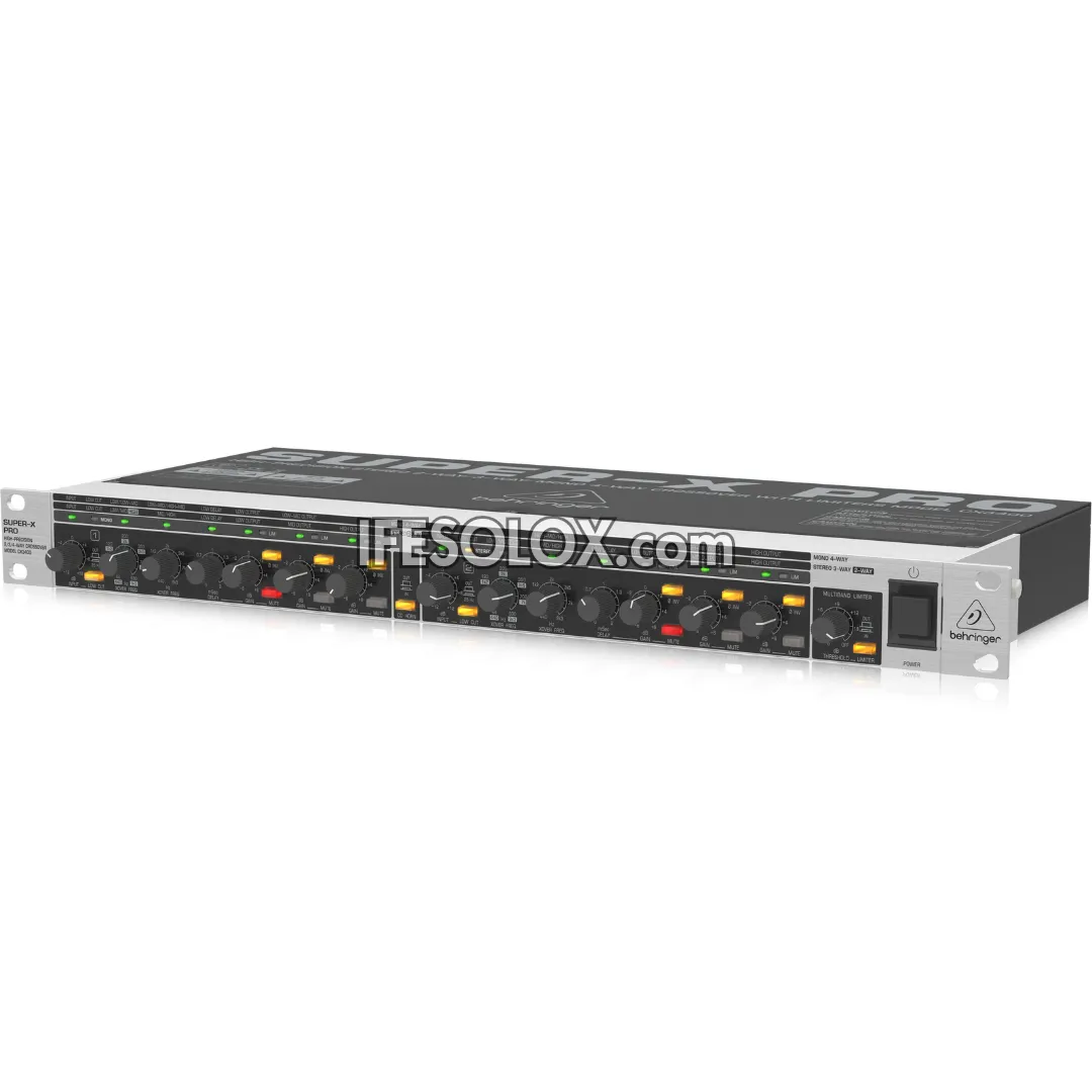 Behringer SUPER-X PRO CX3400 High-Precision Stereo 2-Way/ 3-Way/ Mono 4-Way Crossover with Limiters - Brand New