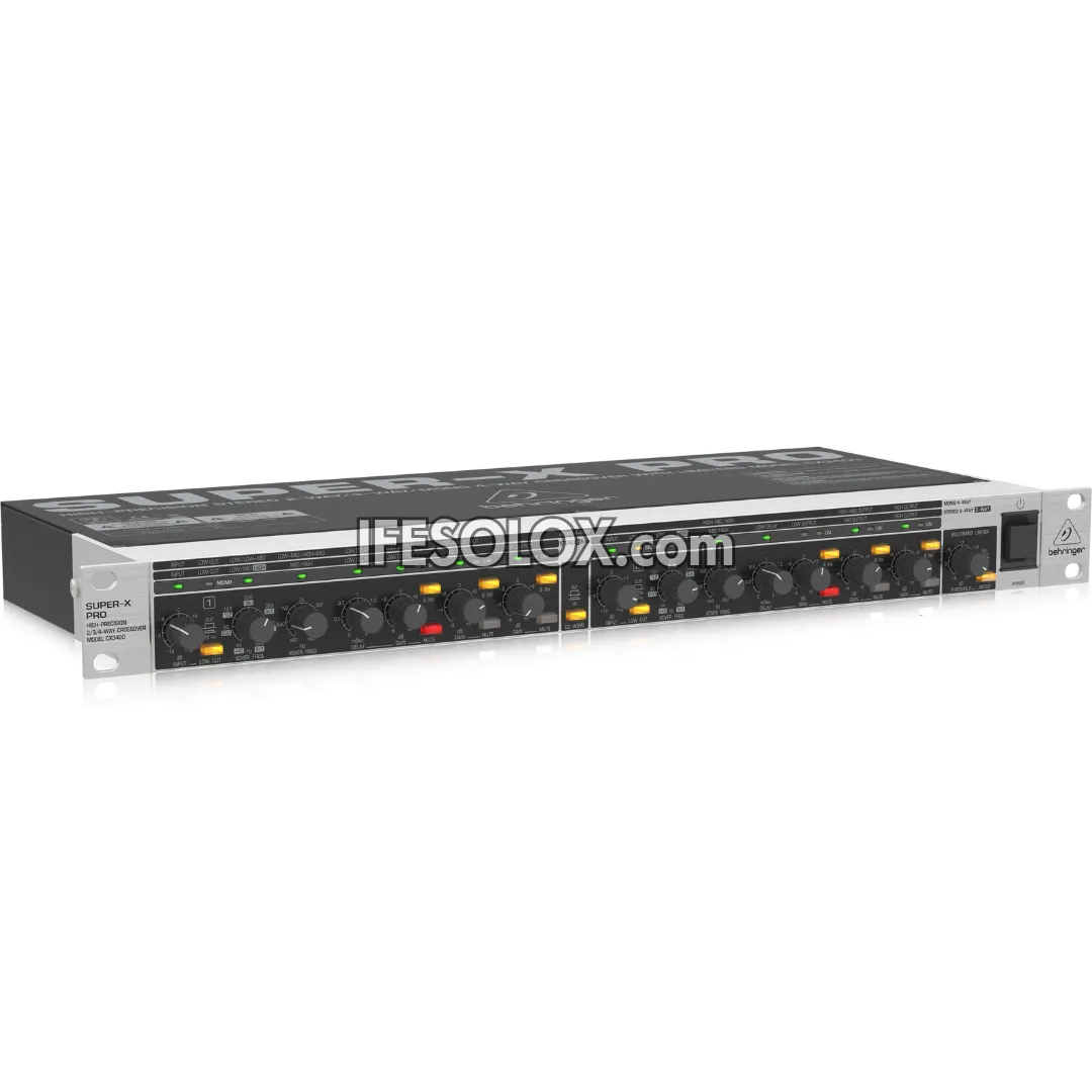 Behringer SUPER-X PRO CX3400 High-Precision Stereo 2-Way/ 3-Way/ Mono 4-Way Crossover with Limiters - Brand New