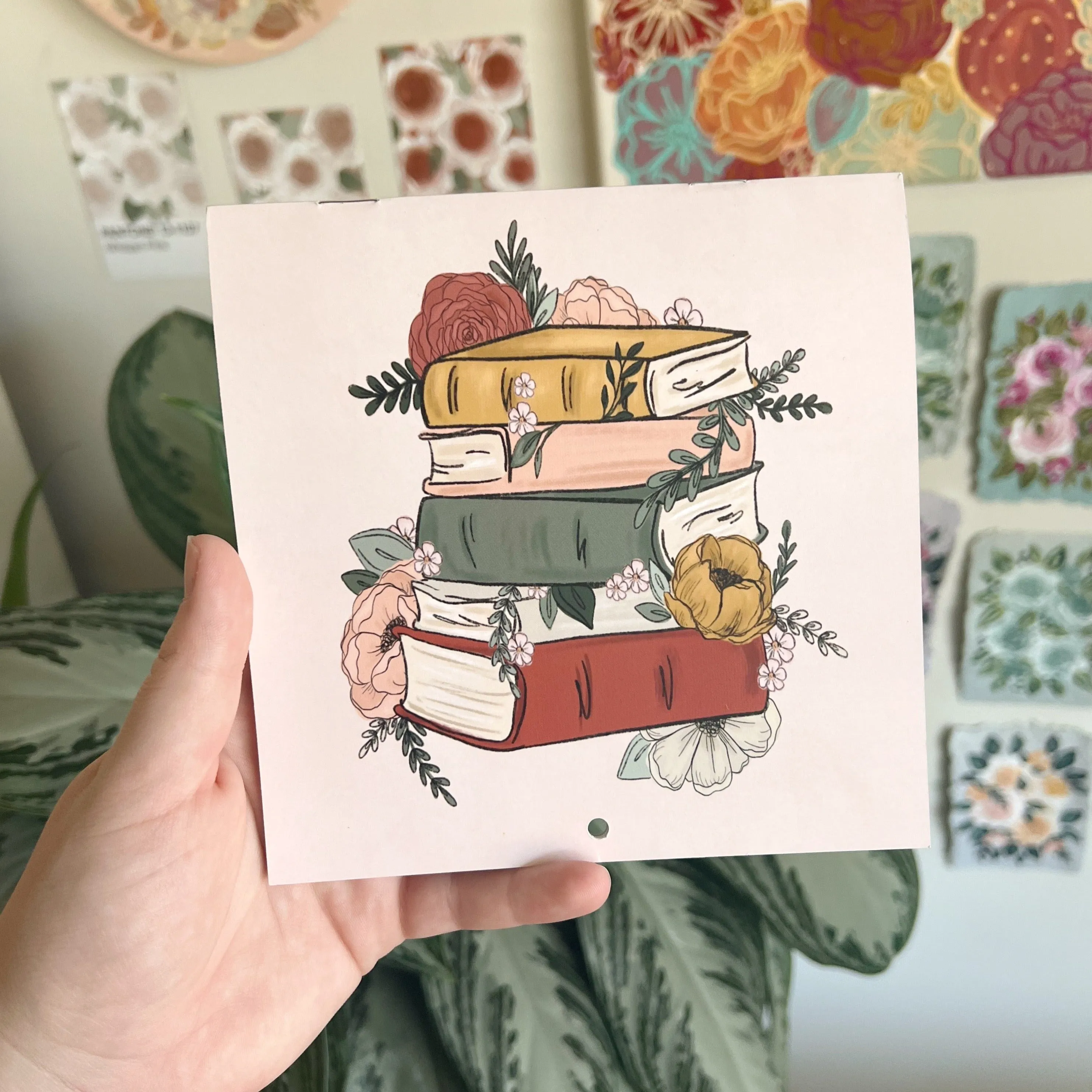 Bookish Undated Wall Calendar