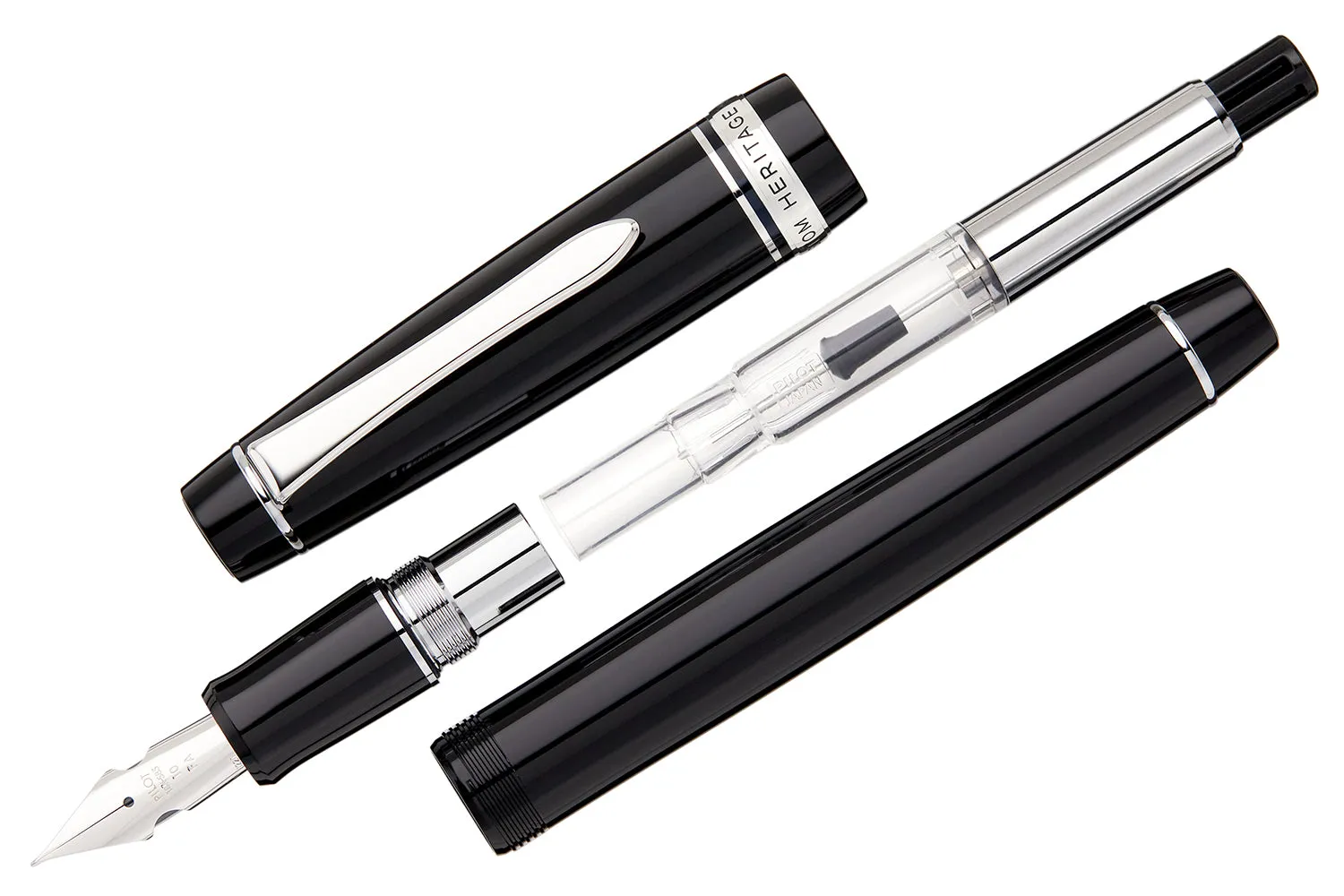 (Bottom Shelf) Pilot Custom Heritage 912 Fountain Pen - Black