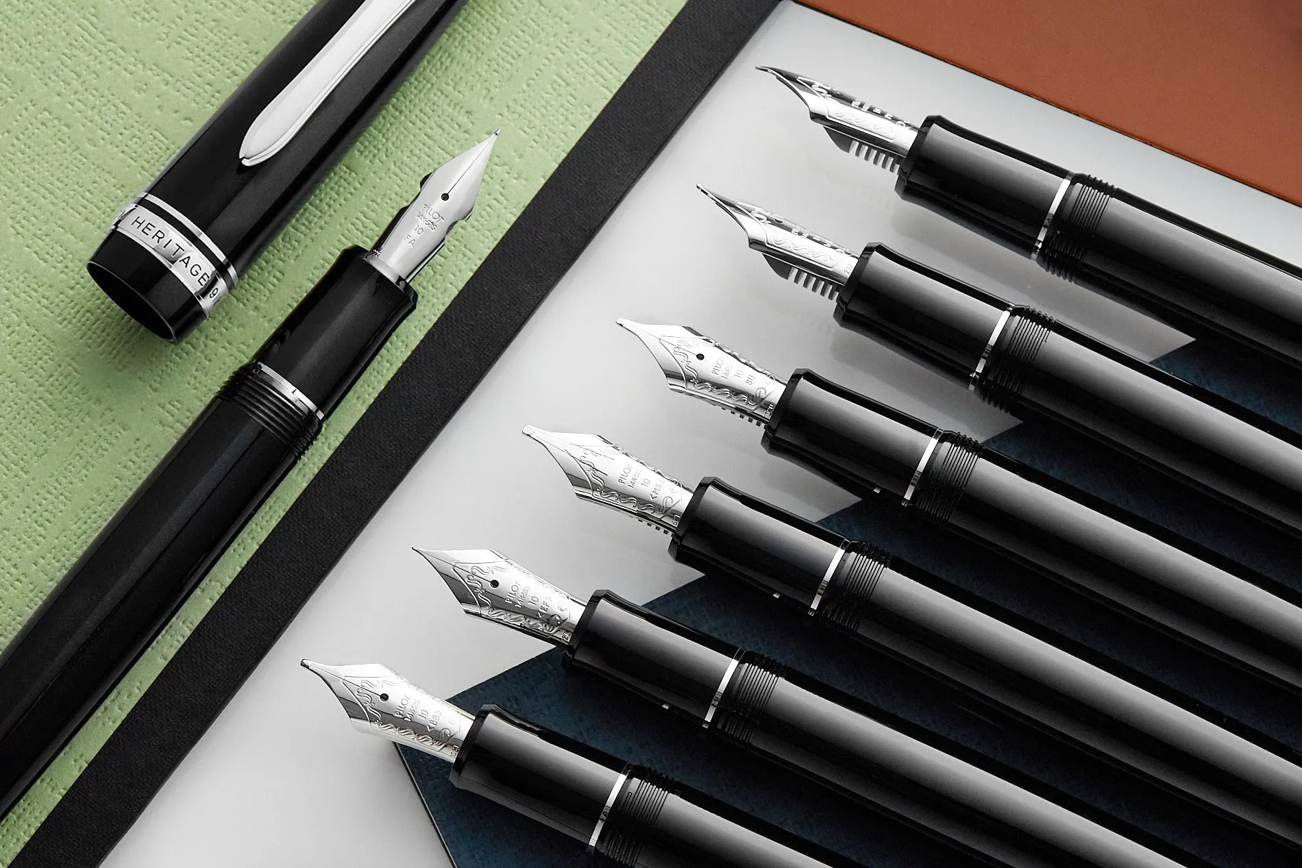 (Bottom Shelf) Pilot Custom Heritage 912 Fountain Pen - Black