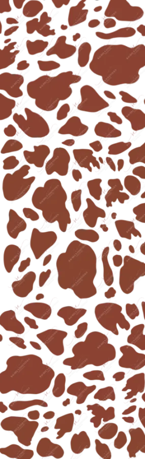 Brown cow print - vinyl pen wrap