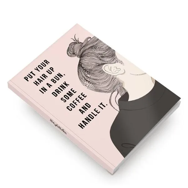 Bun and Coffee  Softcover Notebook