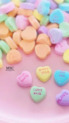Candy Hearts- Phone Wallpaper Freebie