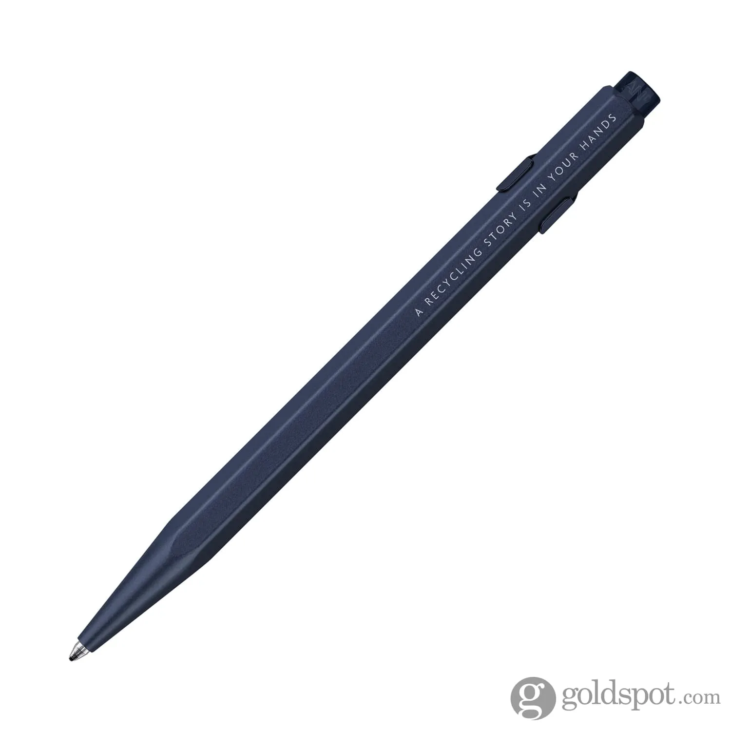 Caran d'Ache 849 Nespresso Ballpoint Pen in Metallic Blue