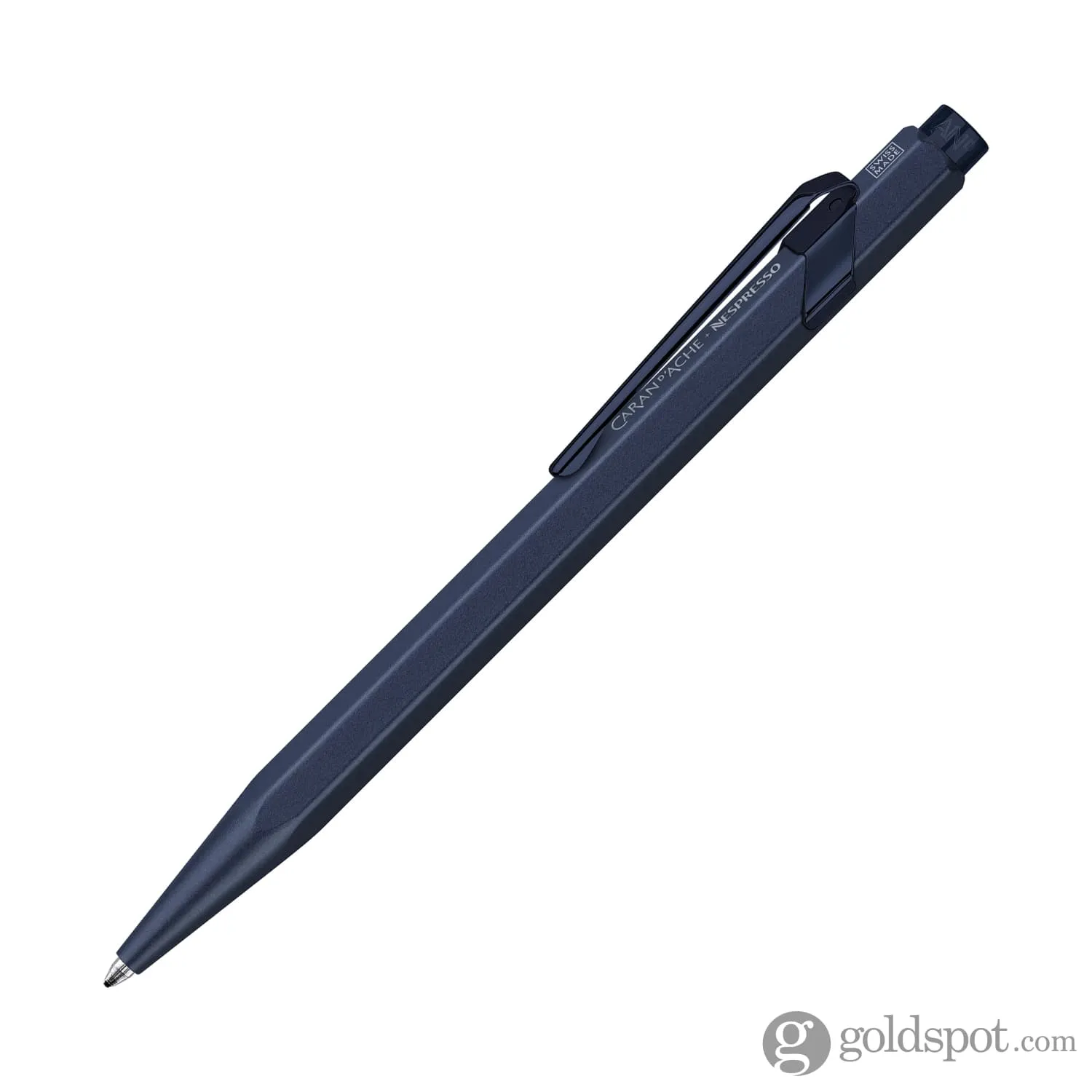 Caran d'Ache 849 Nespresso Ballpoint Pen in Metallic Blue