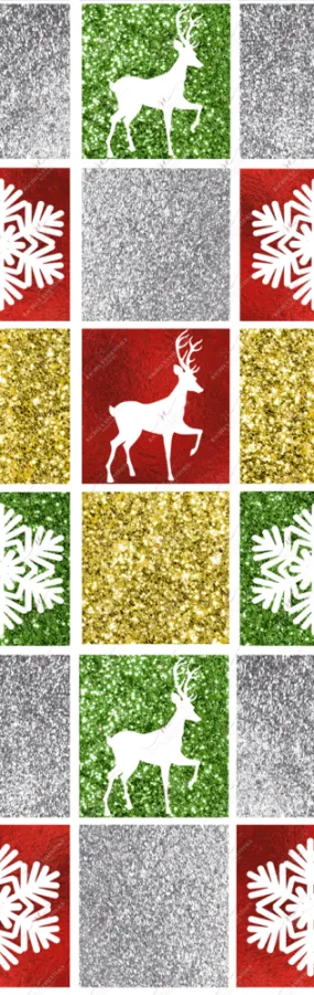 Christmas Grid - vinyl pen wrap