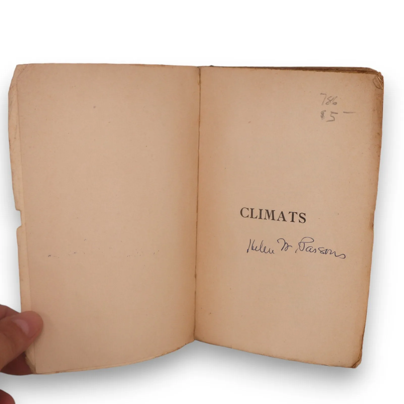 Climats Roman 1928 Andre Maurois 1st Edition French Bernard Grasset