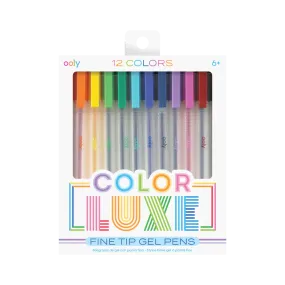 Color Luxe Fine Tip Gel Pens