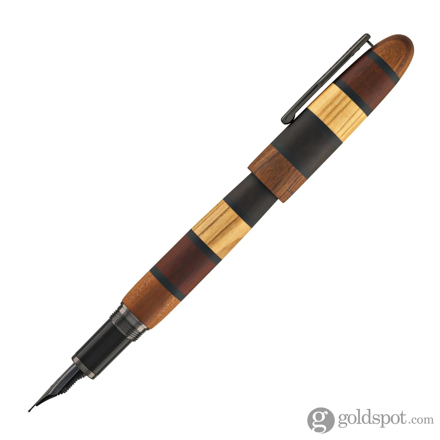 Conklin All American Fountain Pen in Quad Wood