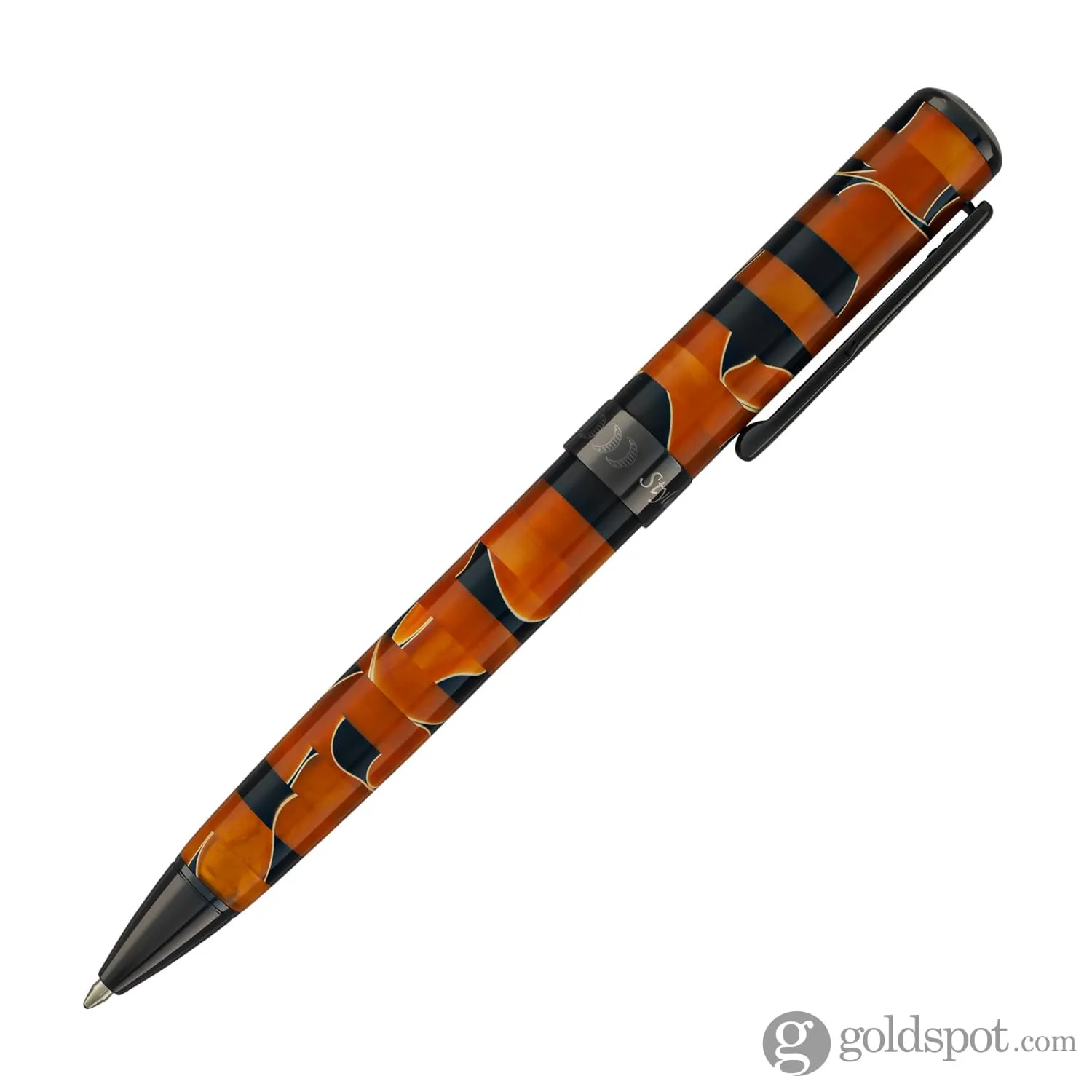 Conklin Stylograph Mosaic Ballpoint Pen in Orange/Black