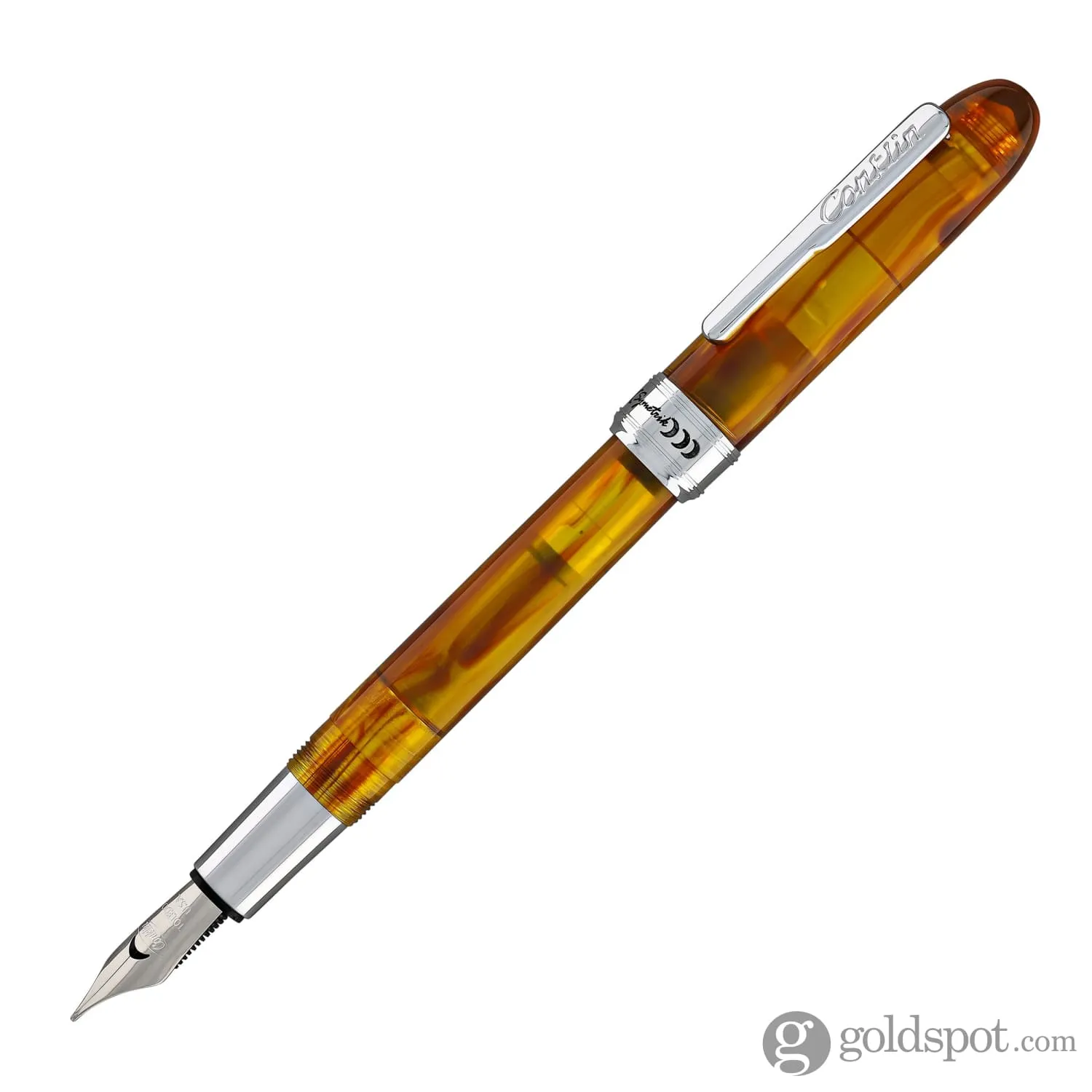 Conklin Symetrik Fountain Pen in Precious Amber