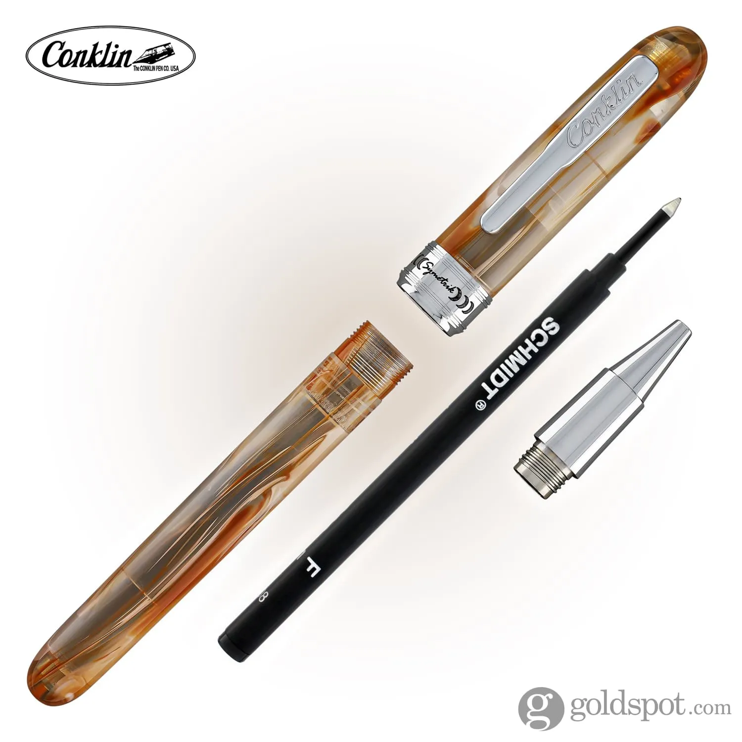 Conklin Symetrik Rollerball Pen in Caramel Sundae