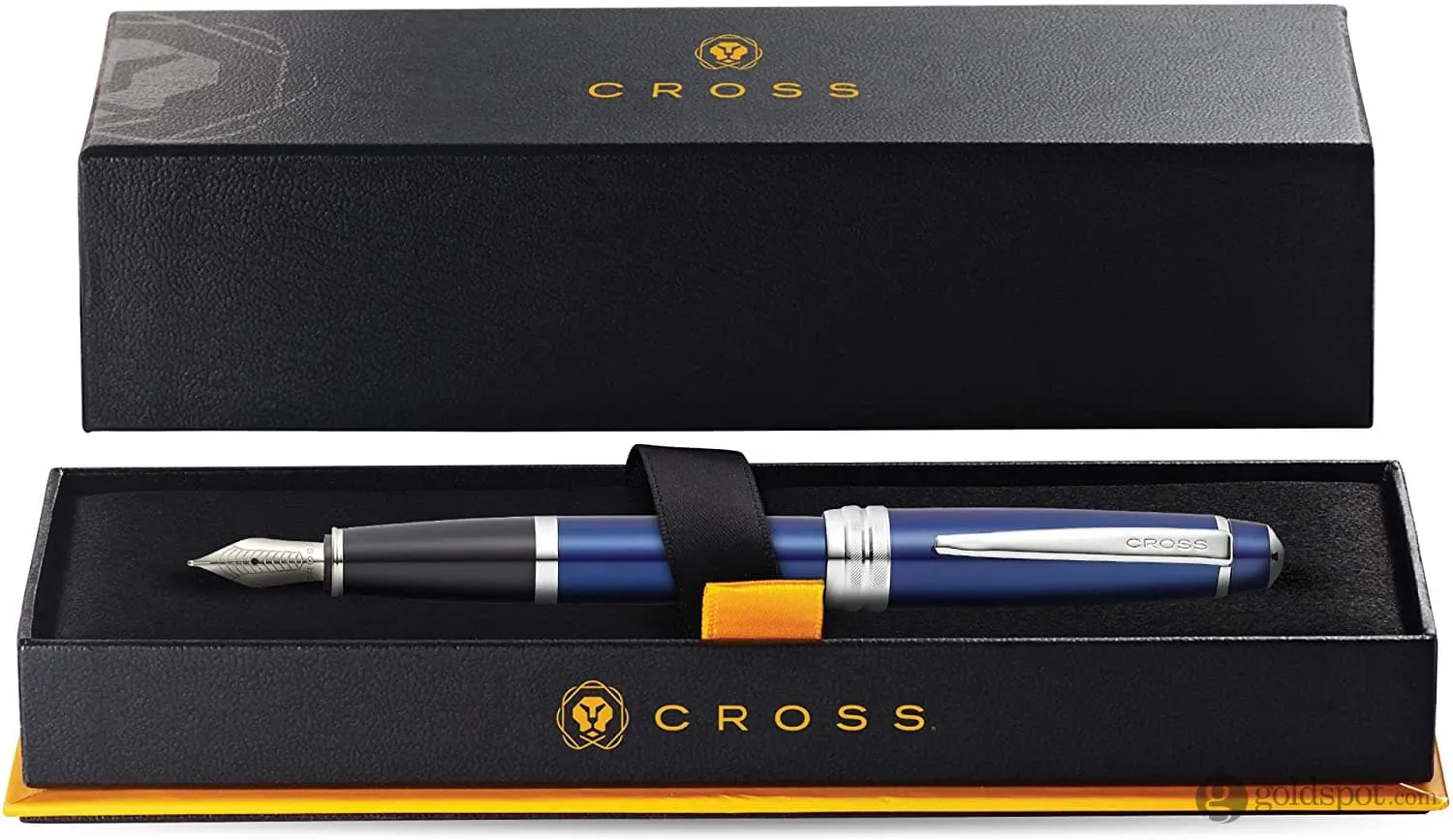 Cross Bailey Fountain Pen in Blue Lacquer - Medium