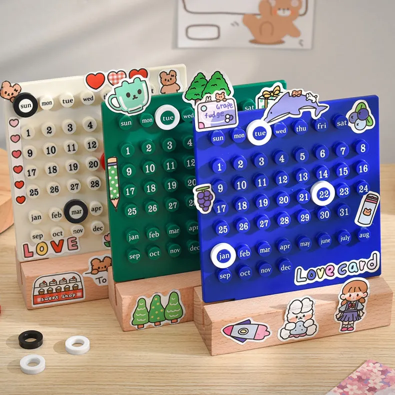 Cute DIY Table Calendar