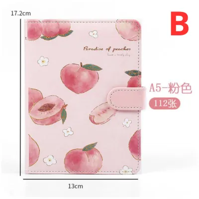 Cute Peach Notebook