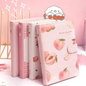 Cute Peach Notebook