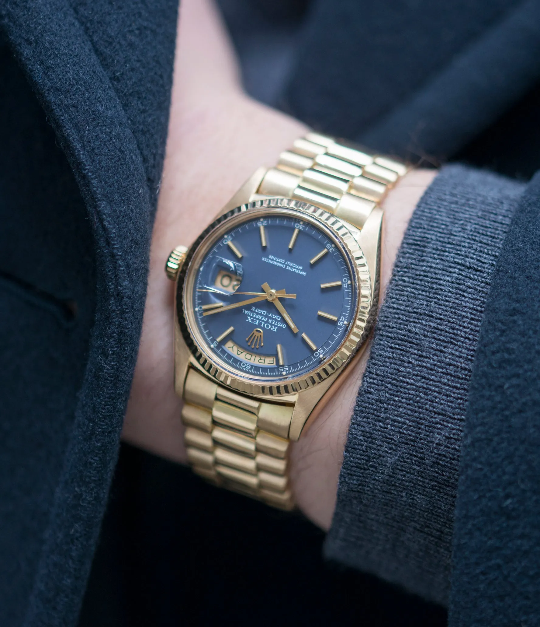 Day-Date 1803 | Blue Dial | Yellow Gold