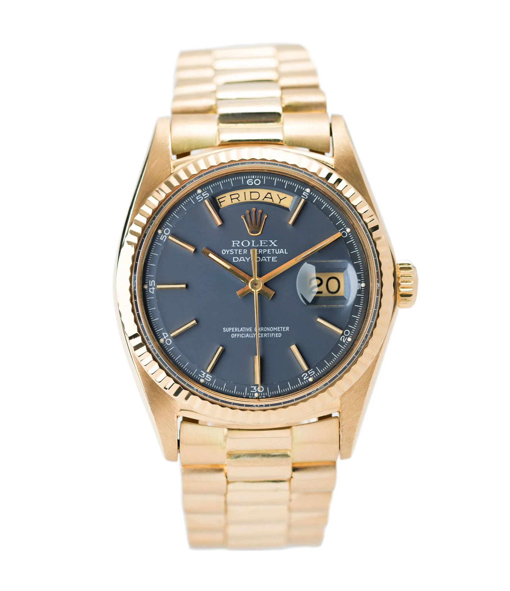 Day-Date 1803 | Blue Dial | Yellow Gold