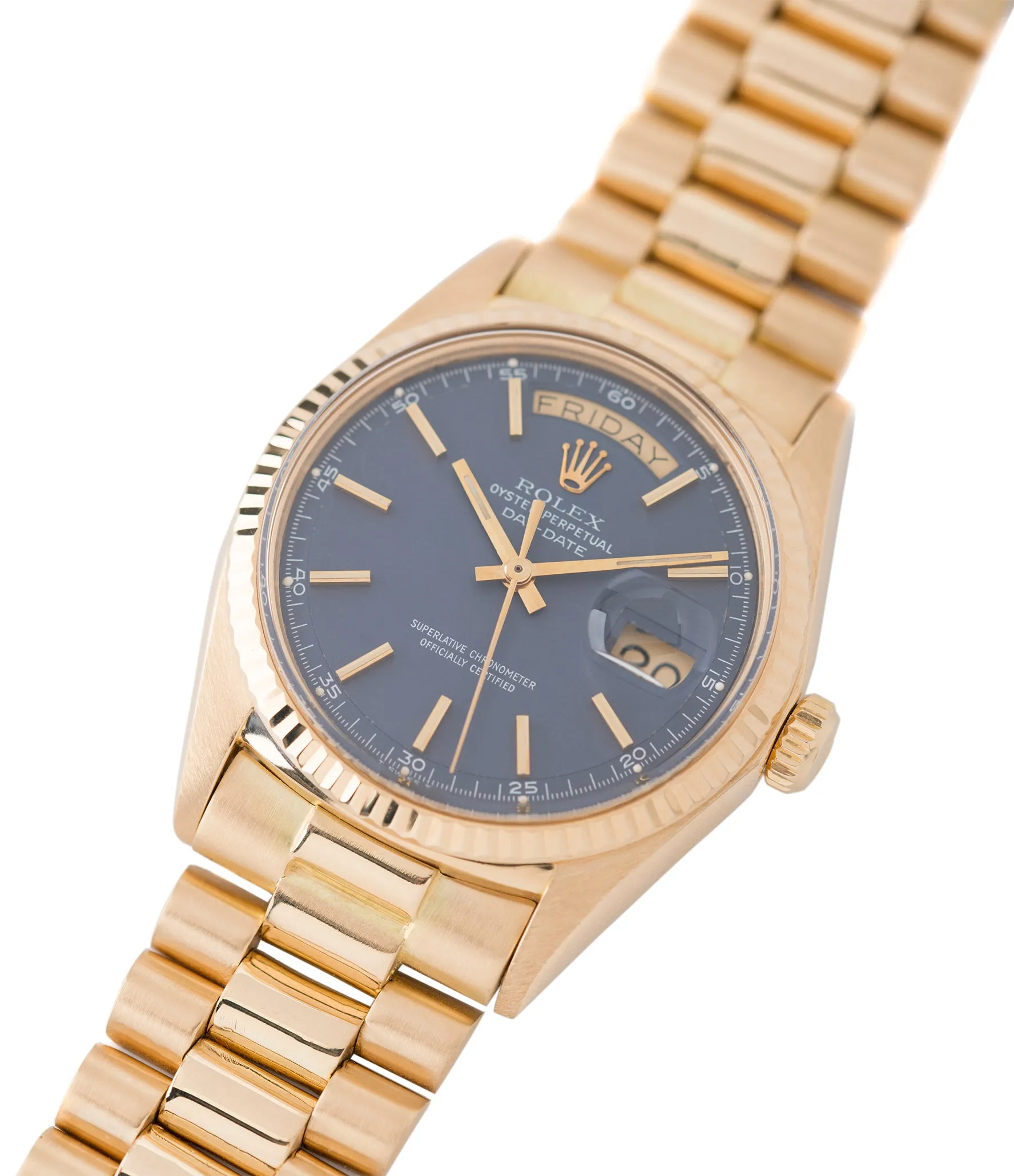 Day-Date 1803 | Blue Dial | Yellow Gold