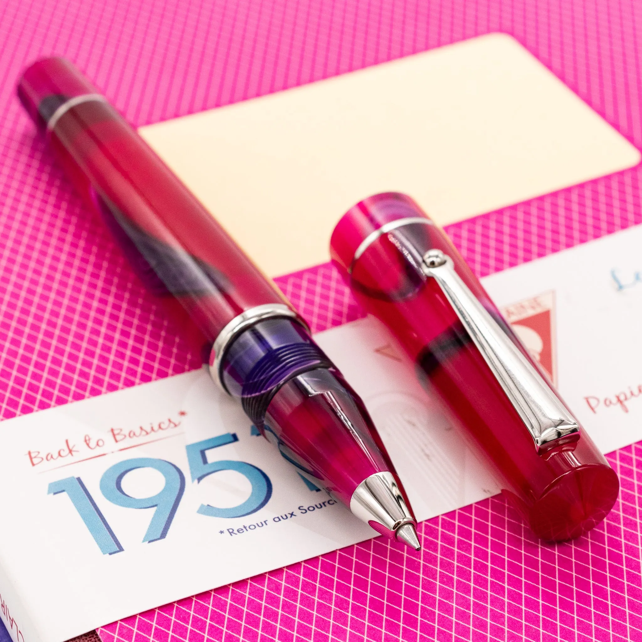 Delta Duna Rollerball Pen - Magenta Mirage