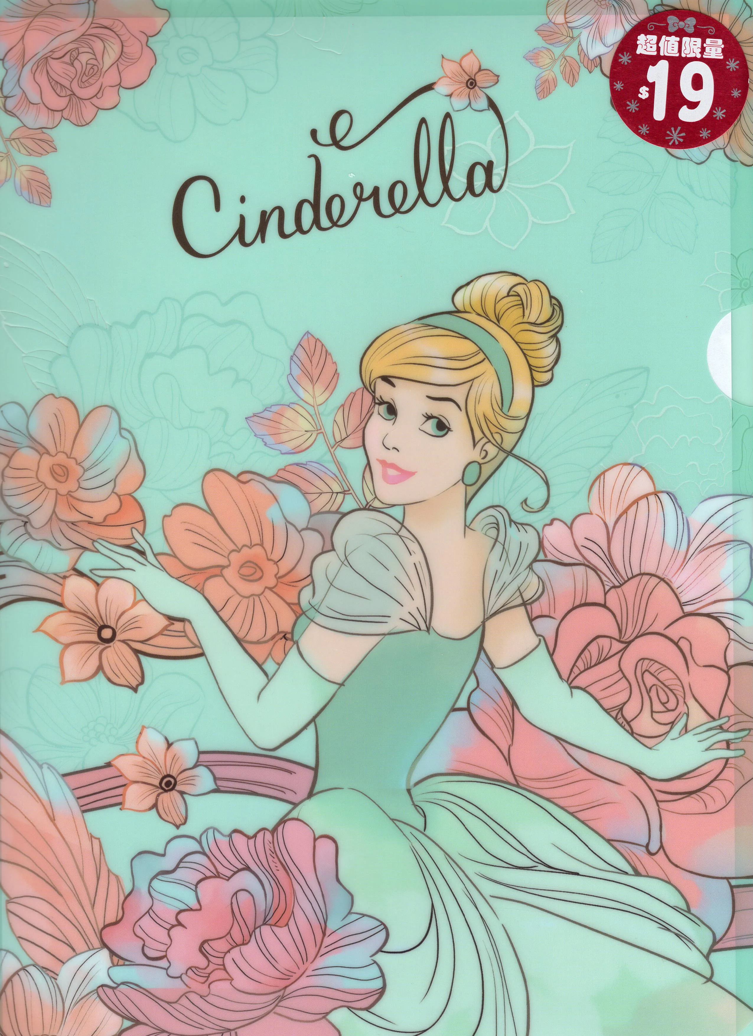 Disney Cinderella Deadstock A4 File Folder