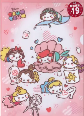 Disney Princesses Tsum Tsum Deadstock A4 File Folder