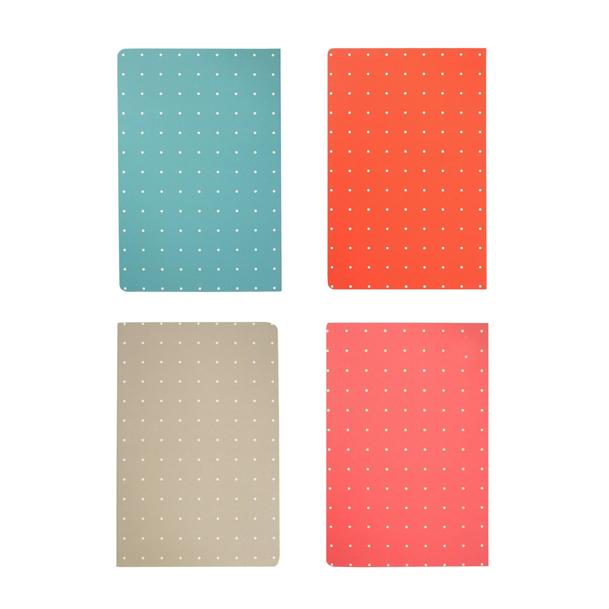 Dots Softcover Notebook - Set of 4 (Sizes Available)