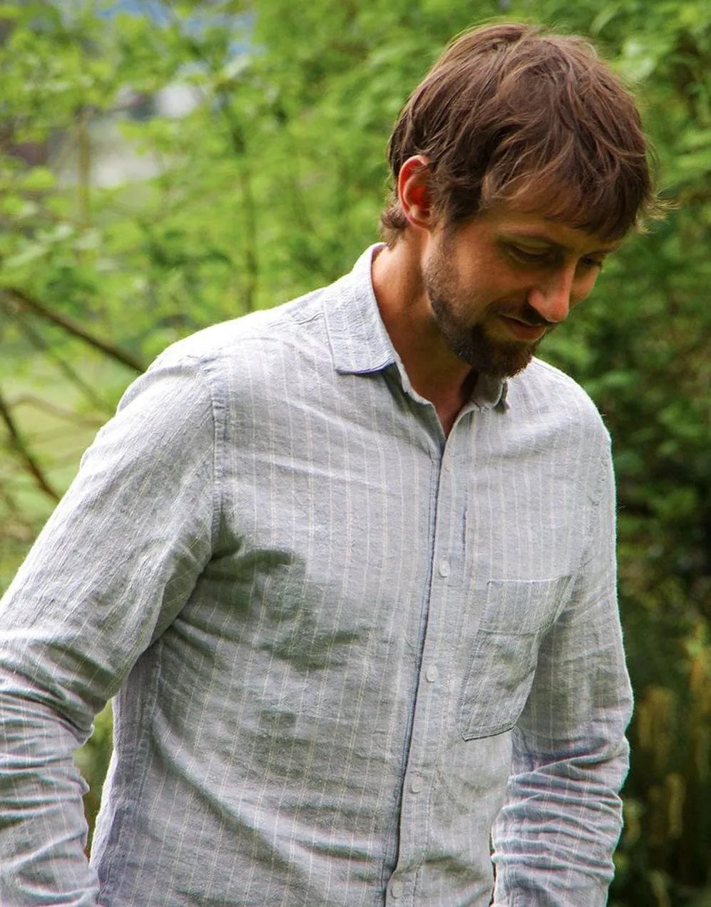 Fairfield Button-up Men's Shirt Sewing Pattern, Thread Theory