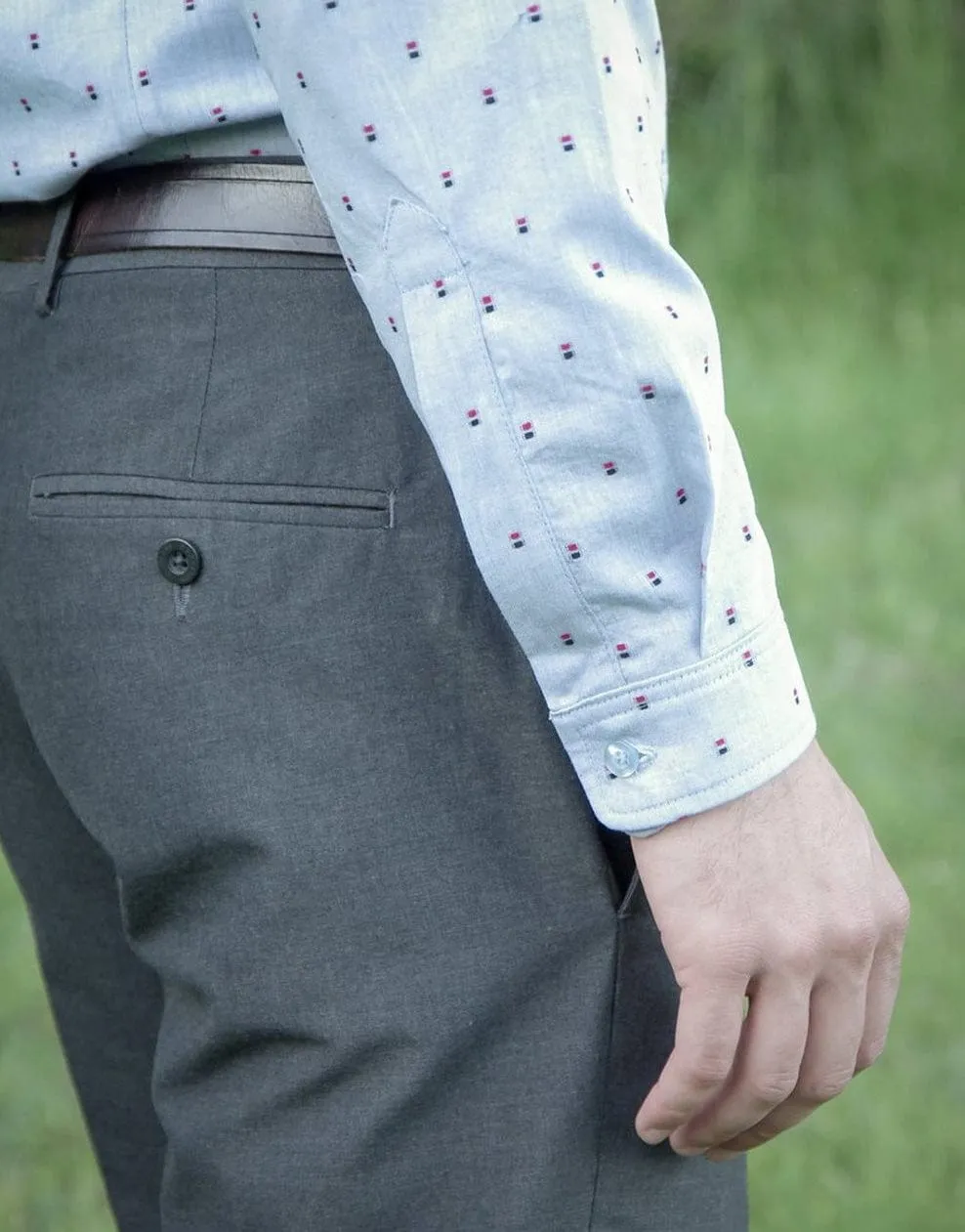 Fairfield Button-up Men's Shirt Sewing Pattern, Thread Theory