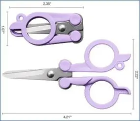 Fiskars 4" Travel Folding Scissors