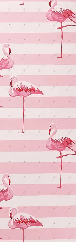 Flamingo stripes - vinyl pen wrap