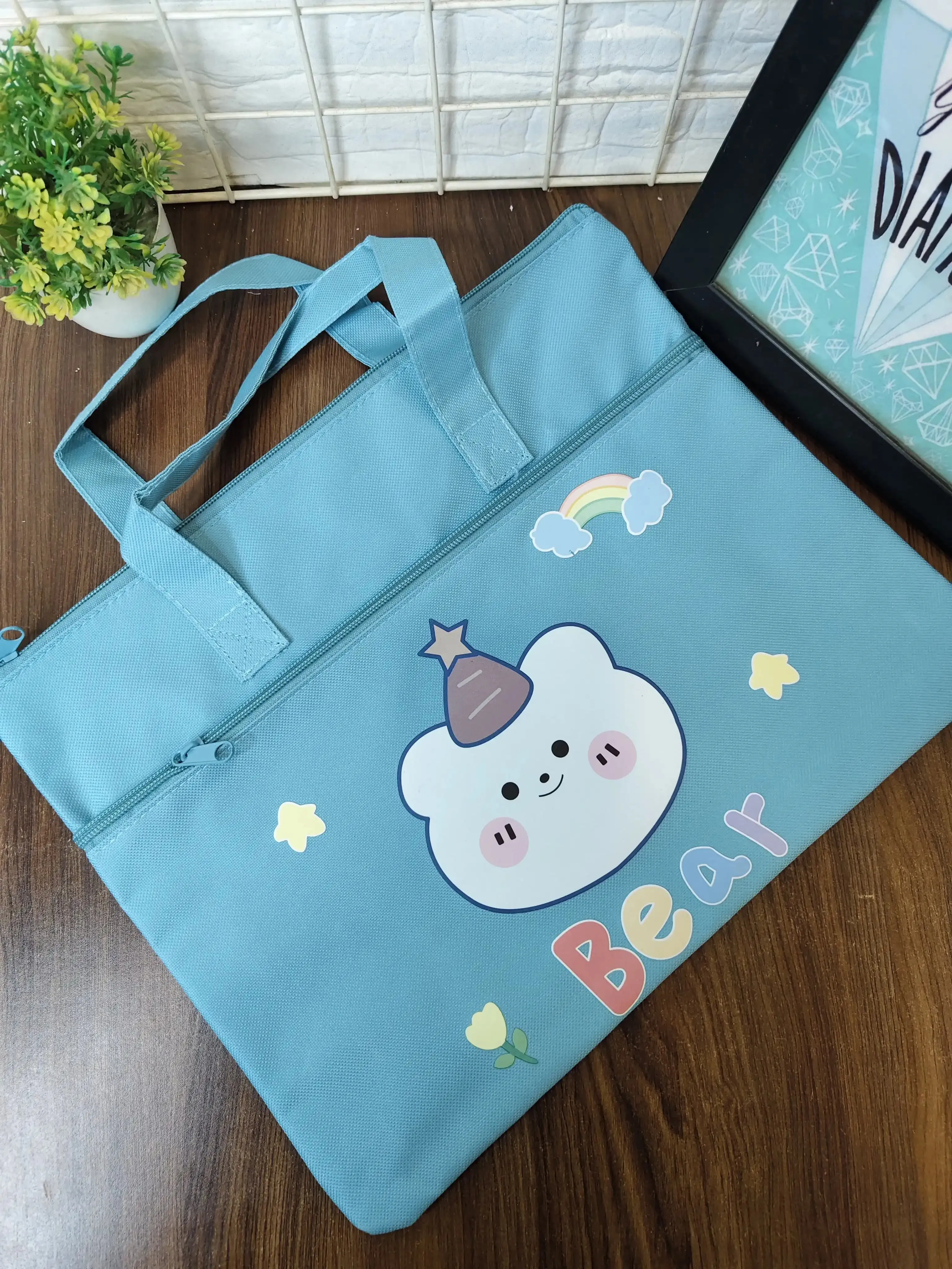 Folder bags| kawaii folder bags for kids premium quality folder bags with handle