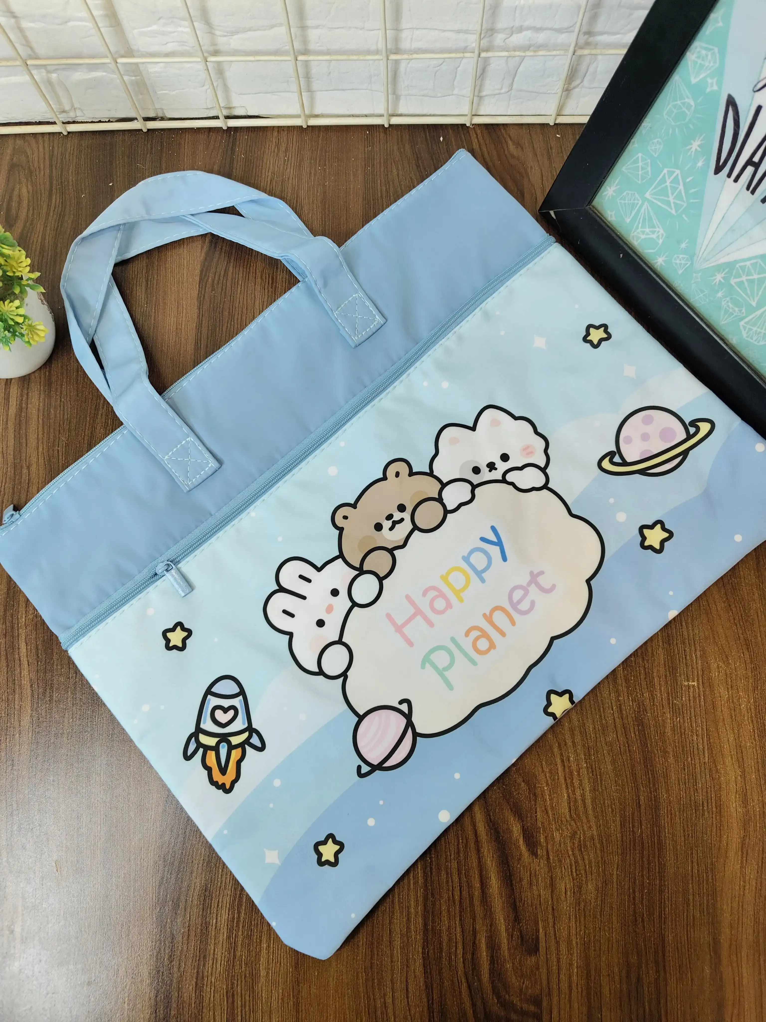 Folder bags| kawaii folder bags for kids premium quality folder bags with handle